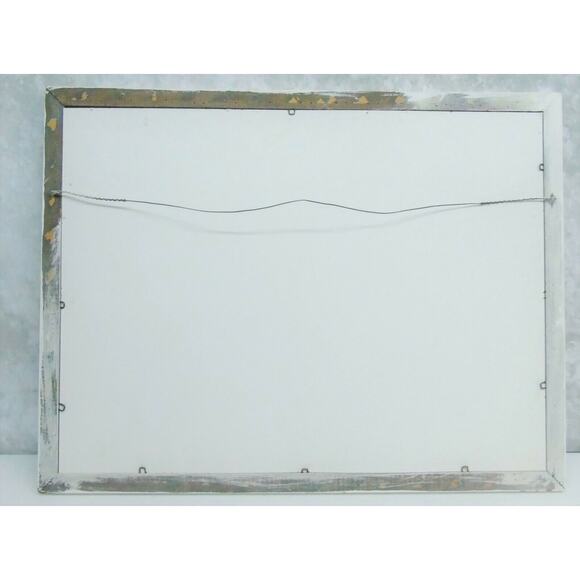 Dawna Barton Framed Wall Art Tea Time 26x20 Kitchen Sunroom Flower Artist Signed - Picture 4 of 5